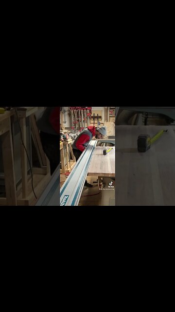 Track saw time #shorts #woodworking #shortvideo #subscribe #trending #tracksaw #makita #countertop