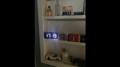 I needed a nice quiet bathroom clock so I hard wired one in! A cheap LED with USB. Another FUN Day!