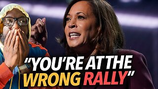 People at Rally Yell Jesus Is Lord Kamala Says, You'e in the Wrong Place!