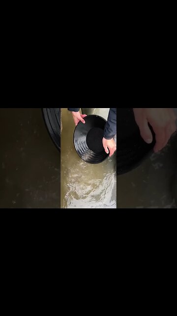Can we find gold in the first shovel gold panning?