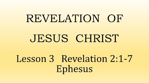 Revelation 2:1-7