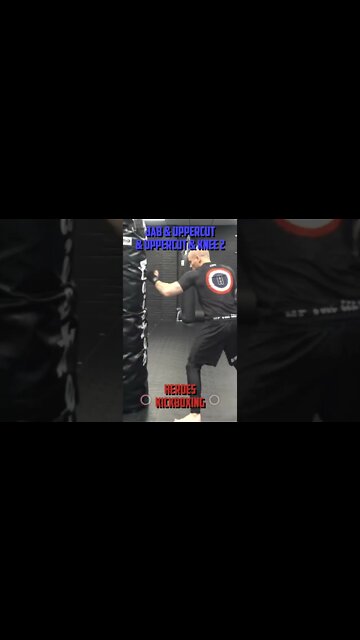Heroes Training Center | Kickboxing "How To Double Up" Jab & Uppercut & Uppercut & Knee 2 #Shorts