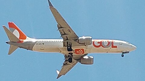 Boeing 737 MAX 8 PS-GPD coming from Rio de Janeiro to Fortaleza