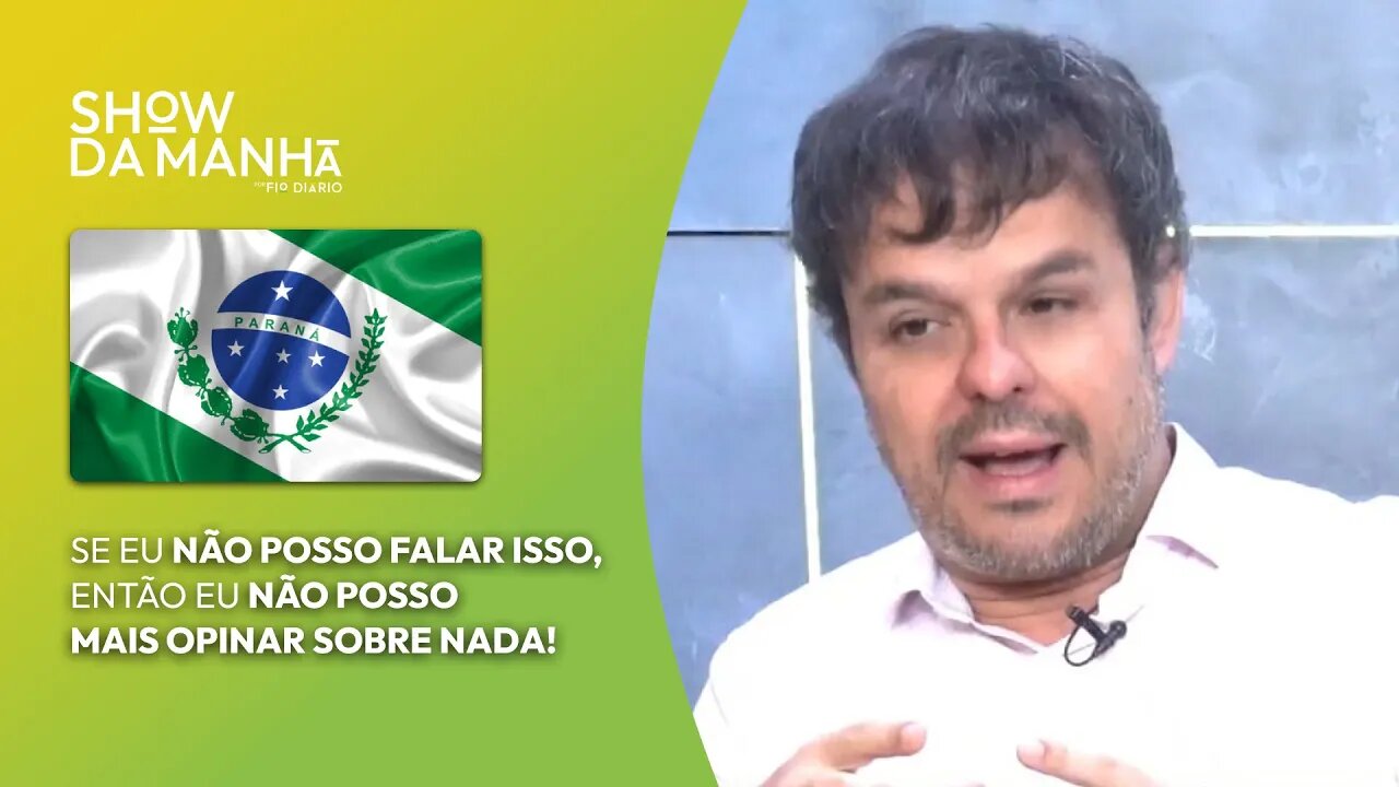 SE EU NÃO POSSO FALAR ISSO, ENTÃO NÃO POSSO OPINAR SOBRE NADA