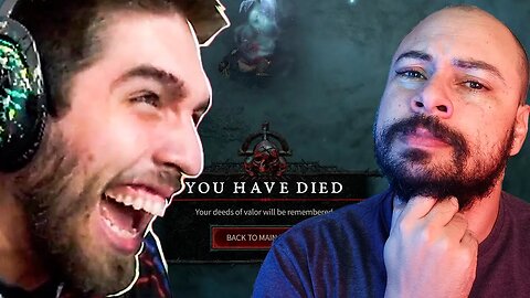 DIABLO 4 HARDCORE *MORTE DOS STREAMERS*