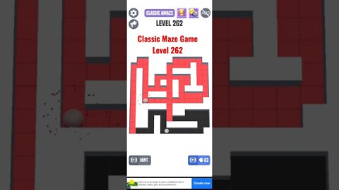 Classic Maze Game Level 262. #shorts