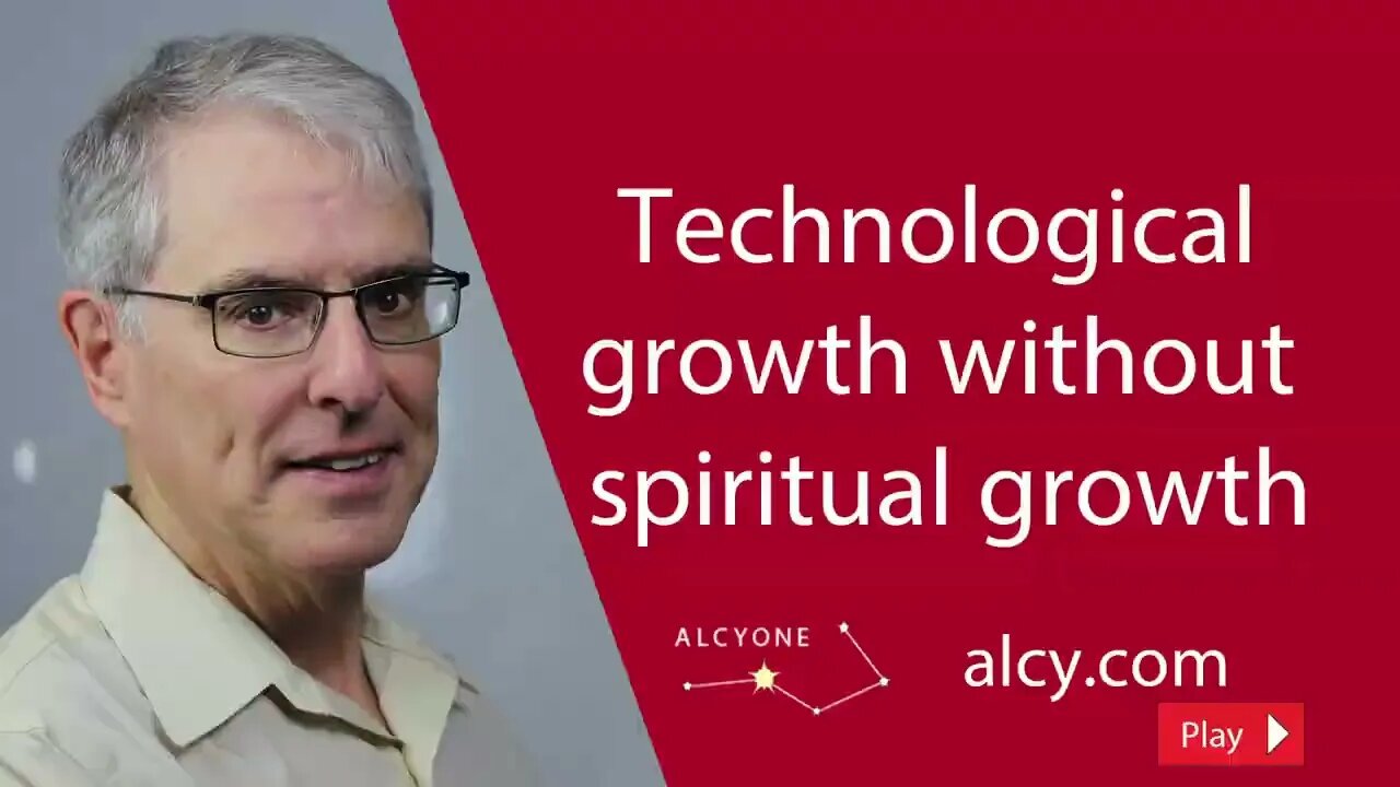 152 Technological growth without spiritual growth