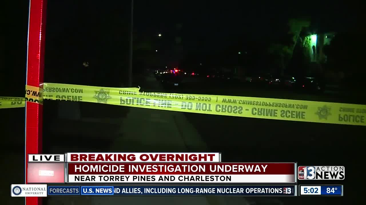 Man stabbed near Torrey Pines and Charleston Boulevard