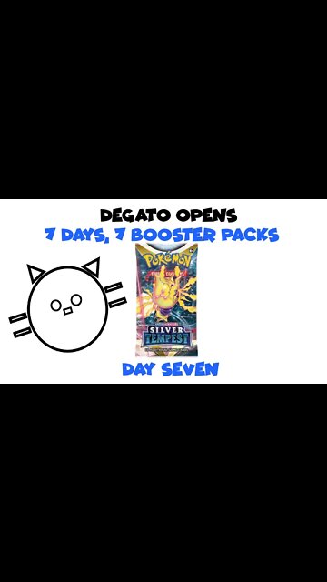 #shorts Silver Tempest - 7 Days, 7 Booster Packs Opening (day 7)