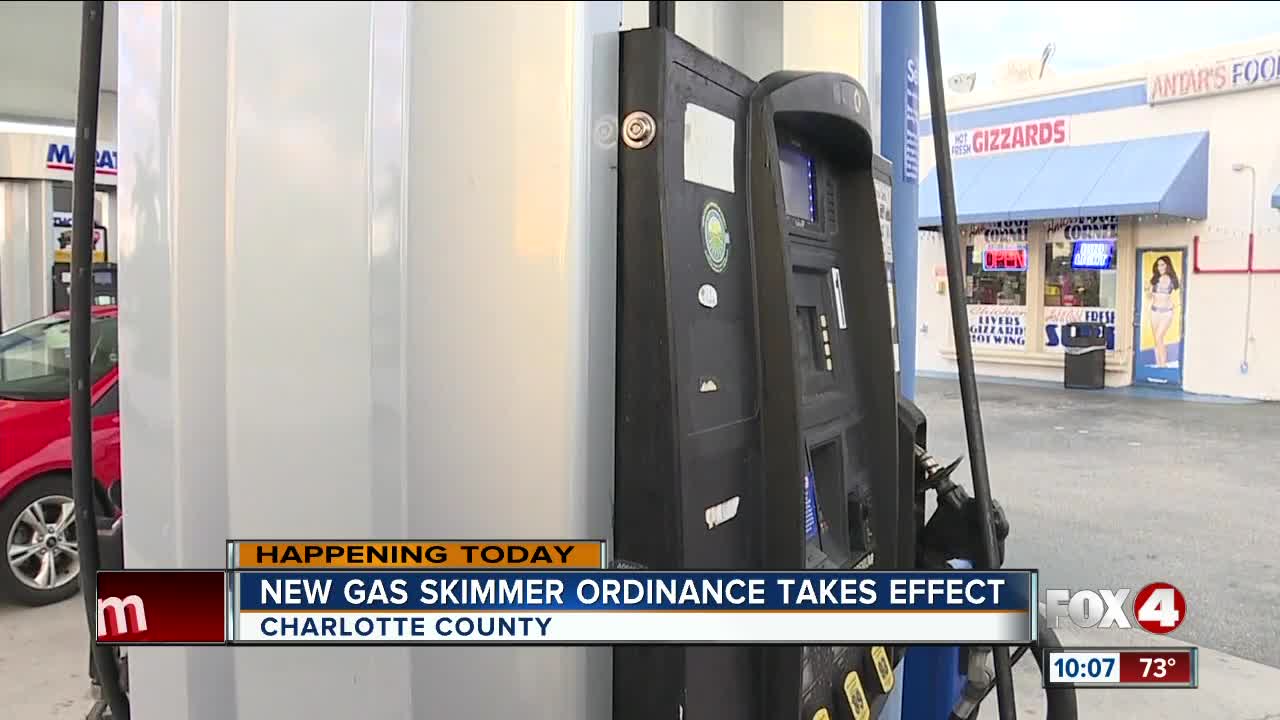 Anti-skimmer ordinance takes effect in Charlotte County