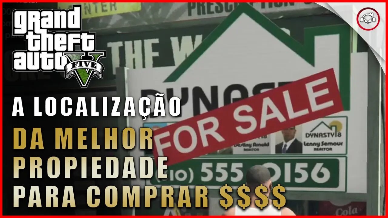 GTA V, A localização da melhor propriedade para ganhar Dinheiro $$$ | Gameplay PT-BR