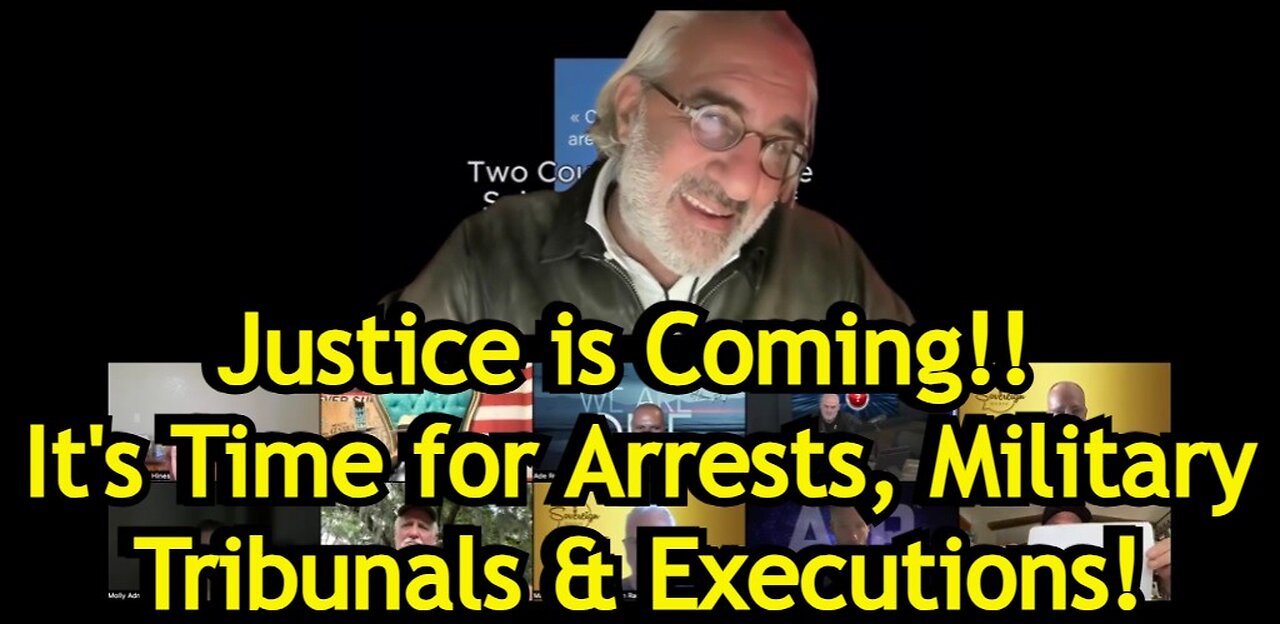 Pascal Najadi HUGE > Justice is Coming! It's Time for Arrests, Military Tribunals & Executions!