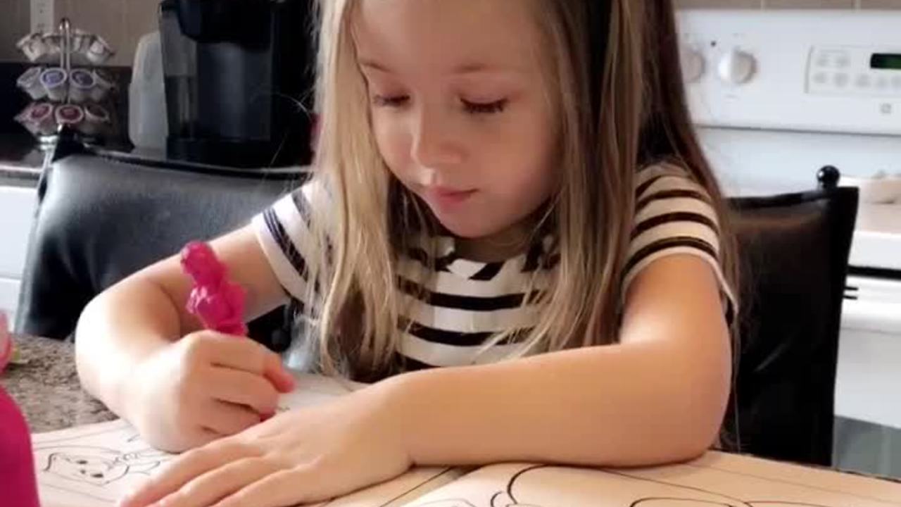 Little girl asked how first day of school was, gives priceless answer