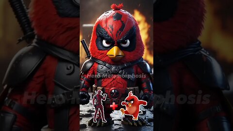 Superhero as a angry bird character | All superhero #avengers #ai #shorts