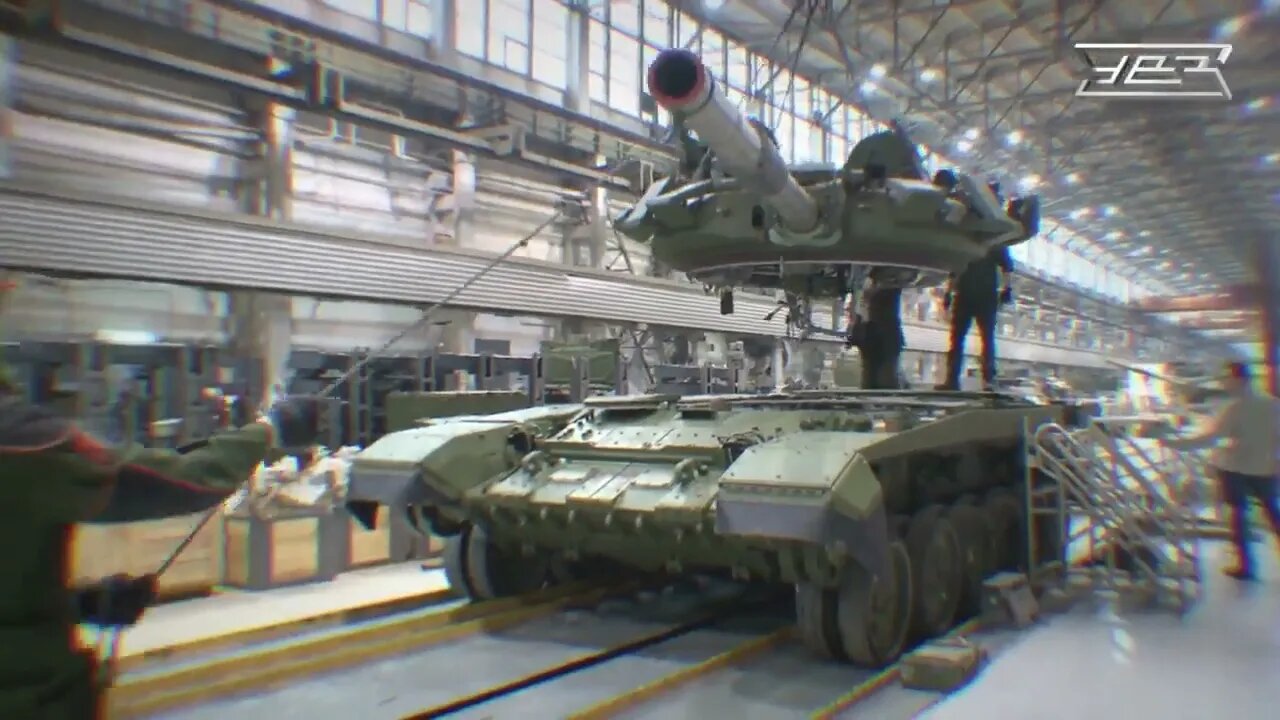 Rybar: Modernization of T-72B tanks to the level of T-72B3M at Uralvagonzavod.