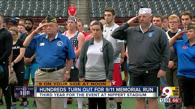 Nippert Stadium event at University of Cincinnati honors victims of Sept. 11 terror attacks