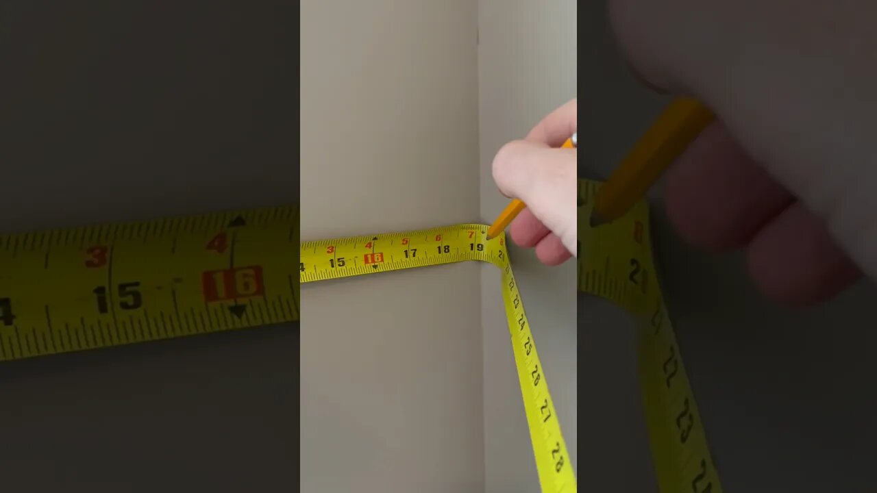 Measuring Tape Tip for Corners #shorts #diy