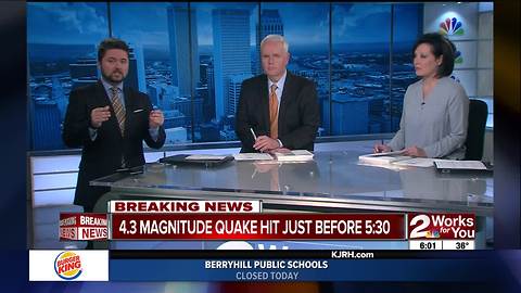 4.3 Earthquake rattles Oklahoma