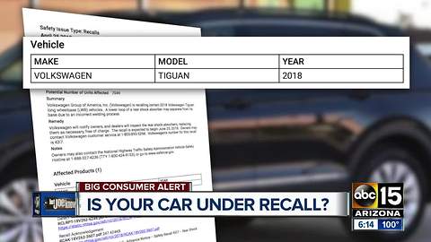 Let Joe Know: Your car may be under recall and you may not even know it!