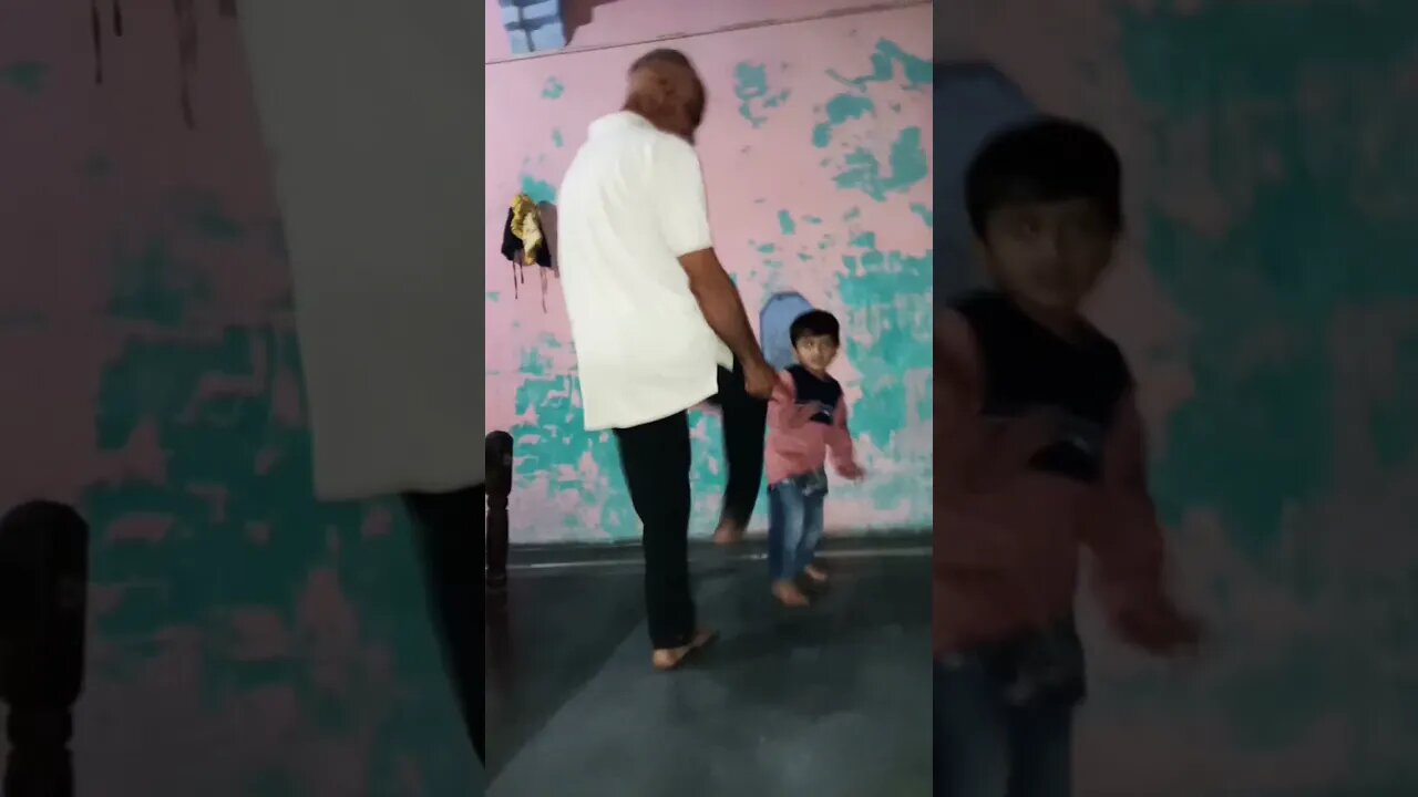 Desi dance original #dance #grandfather #childvideo