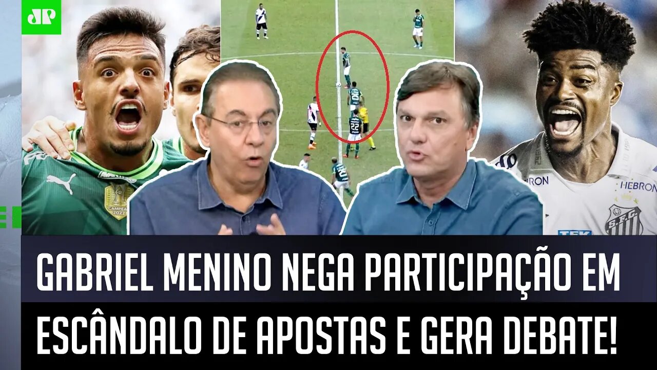 ESCÂNDALO DE APOSTAS: Gabriel Menino NEGA ENVOLVIMENTO após LANCE, IRÁ À JUSTIÇA e GERA DEBATE!