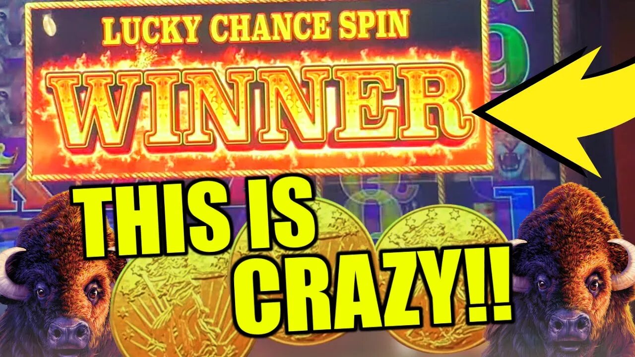 I RISKED MY LAST $1 ON A LUCKY CHANCE SPIN! And, THIS IS JUST NUTS!