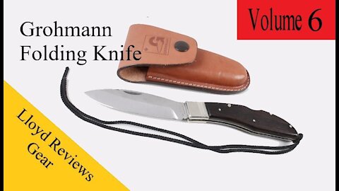 Lloyd Reviews Gear - Grohmann Folding D.H. Russell Belt Knife