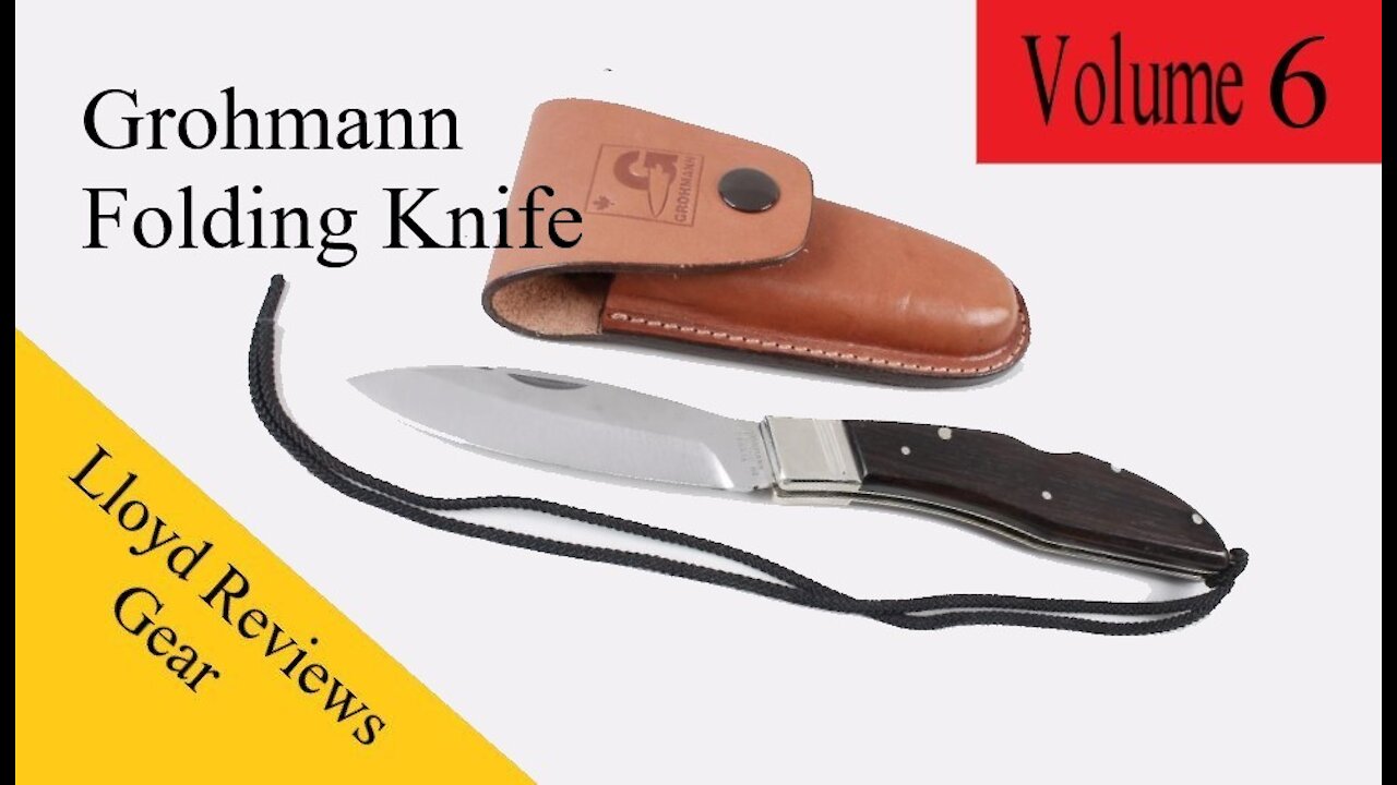 Lloyd Reviews Gear - Grohmann Folding D.H. Russell Belt Knife