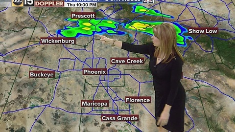 Slight chance of rain possible in the Valley towards end of week