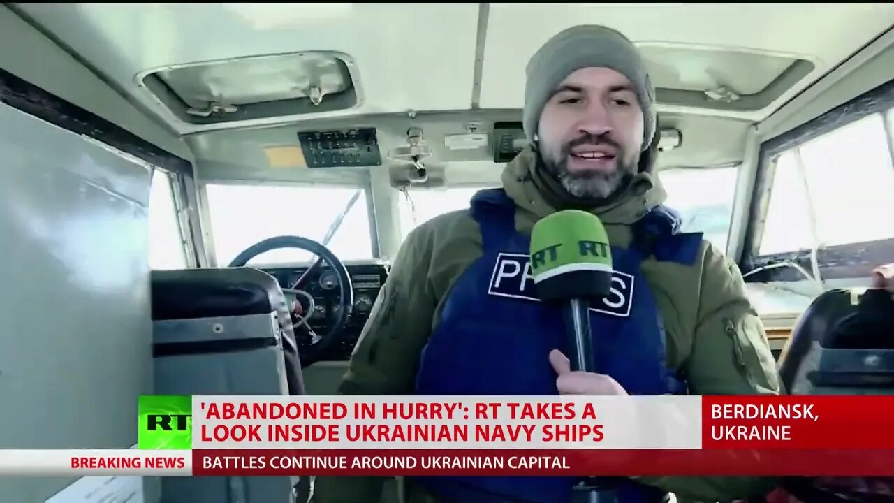 'Abandoned in a hurry' | RT takes a look inside seized Ukrainian Navy ships