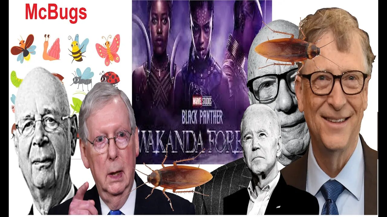 They want you to EAT BUGS - like in WAKANDA FOREVER. You will eat McBugs and be happy. 'democracy'