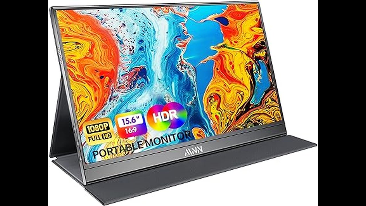 Portable Monitor 15.6inch FHD 1080P USB C HDMI