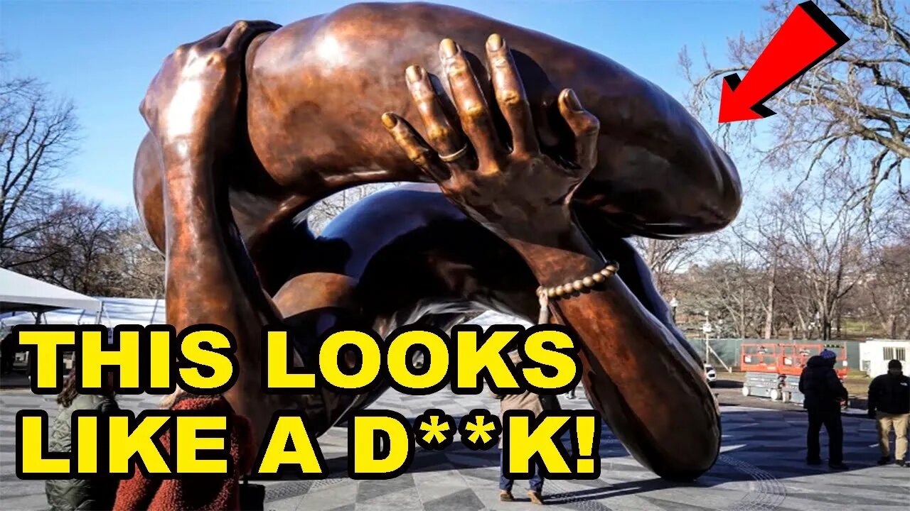 MLK "The Embrace" statue is a DISGRACE and gets MOCKED by everyone! It looks like D**K!