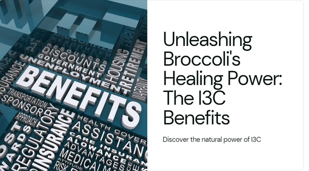 Health Benefit Of Broccoli' And I3C Anti-Inflammatory Magic