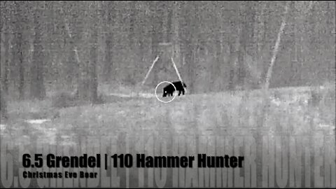 6.5 Grendel 110 Hammer Hunter Christmas Eve Boar