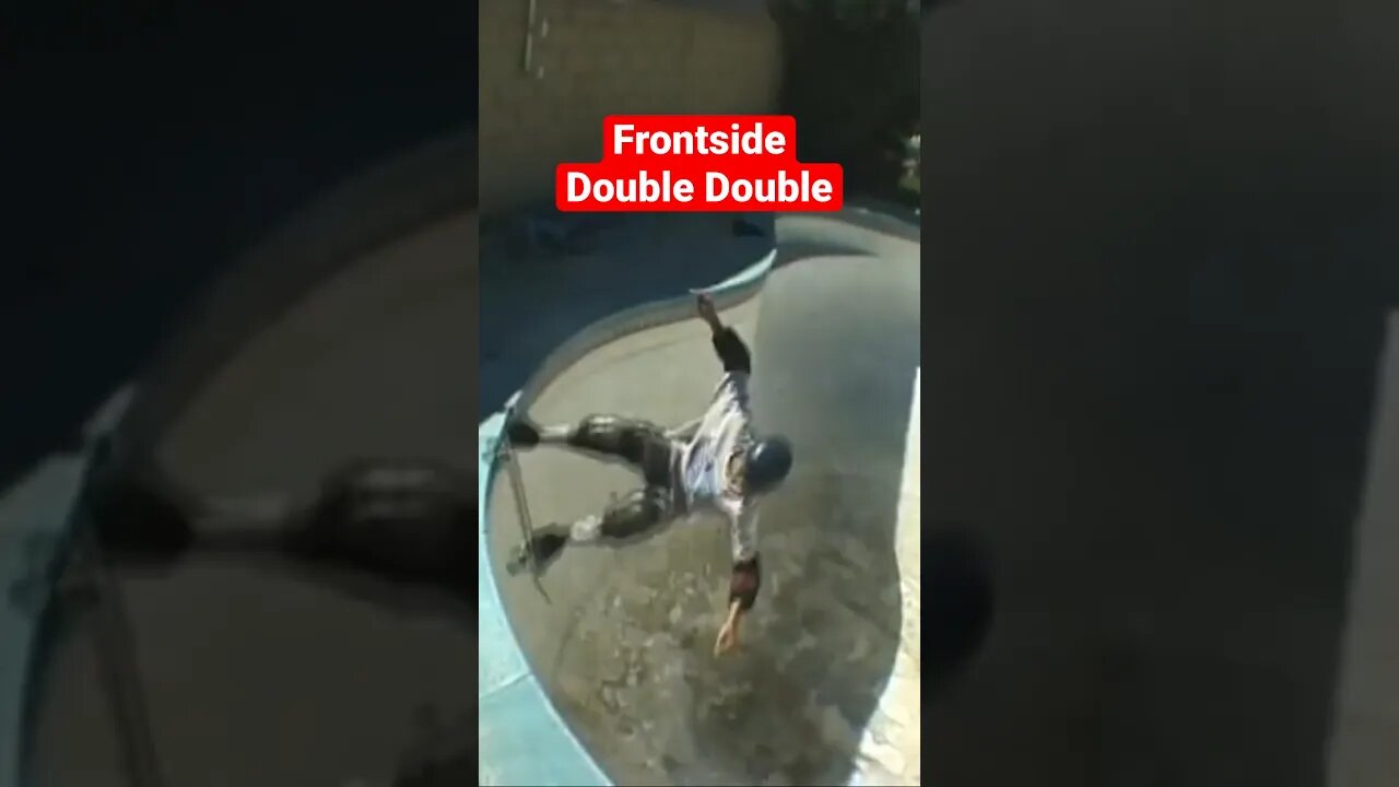 Frontside Double Double #tobyburger #poolskateboarding #skateboarding #poolskating #bowlskating