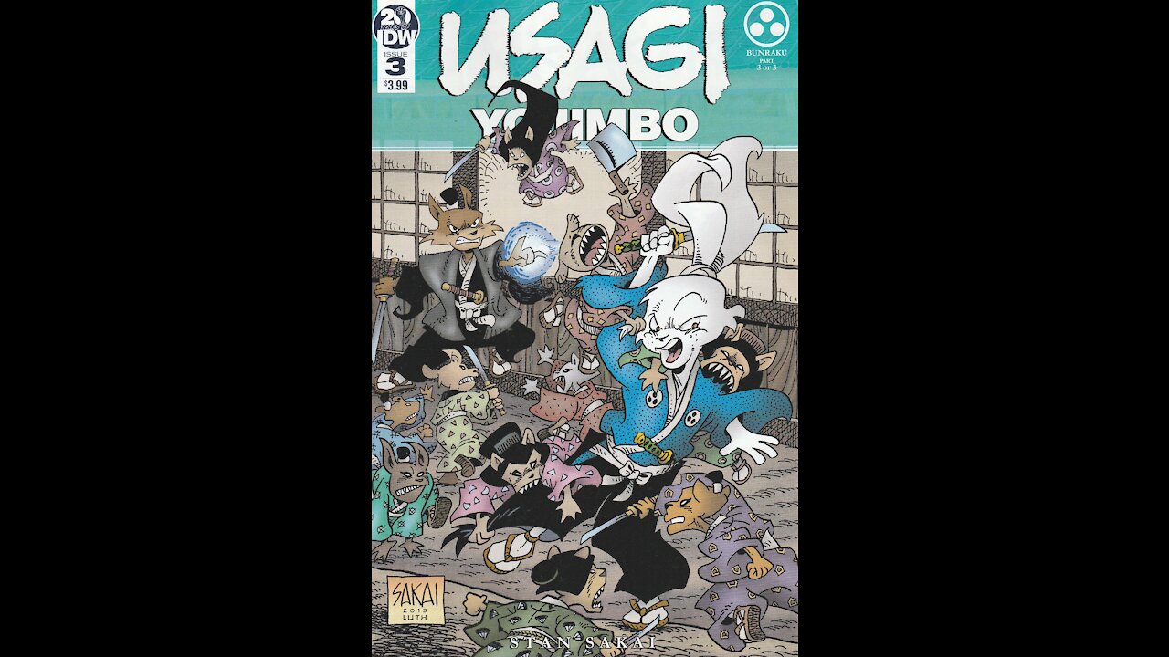 Usagi Yojimbo -- Issue 3 (2019, IDW) Review