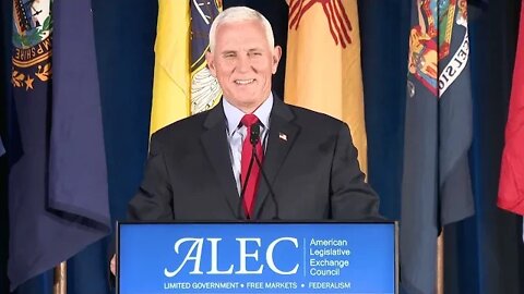 Mike Pence keynote at ALEC SNPS Mtg; Dec. 1, 2022