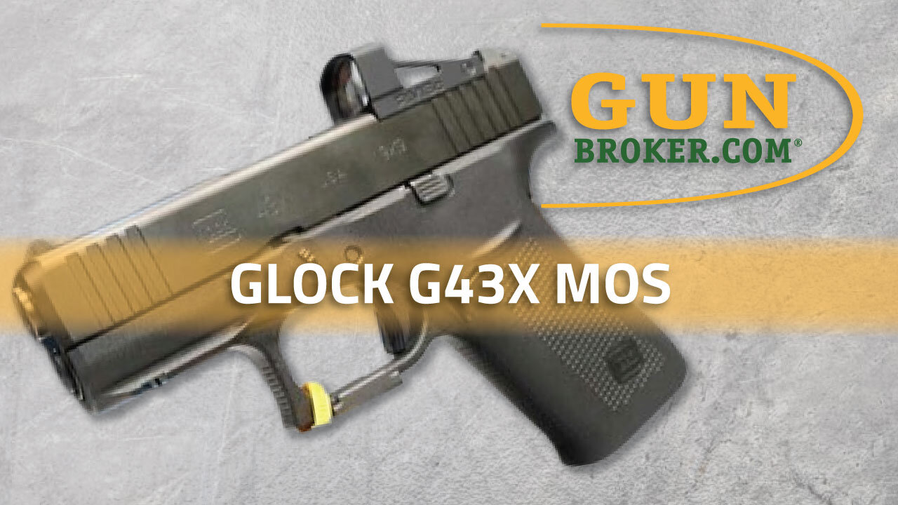 Features of the Glock G43X MOS Subcompact 9mm