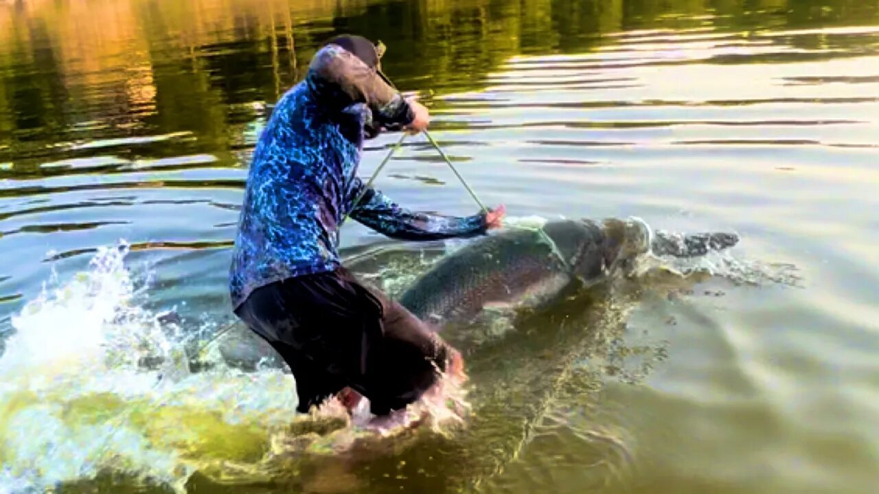 We Tagged And Released A True River Monster 🦖