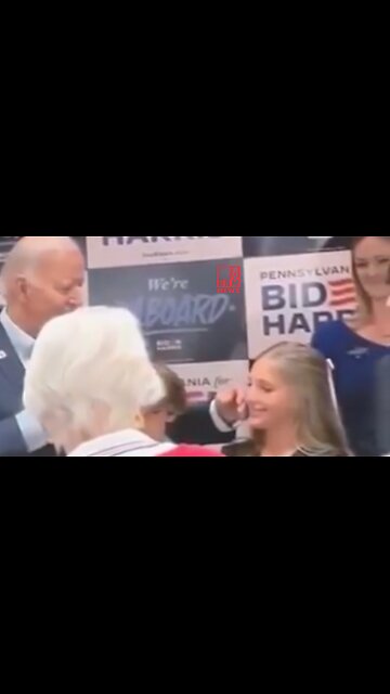 Joe Biden BUSTED On Live TV Inappropriately Touching A Young Girl