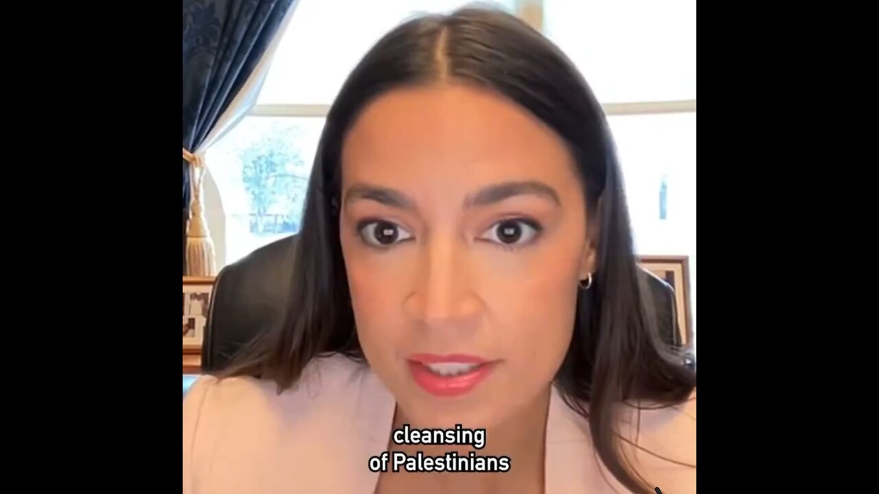 AOC Accuses Israel Of Ethnic Cleansing of Palestinians