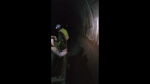 Tunnel GetMan transport 200 ft below