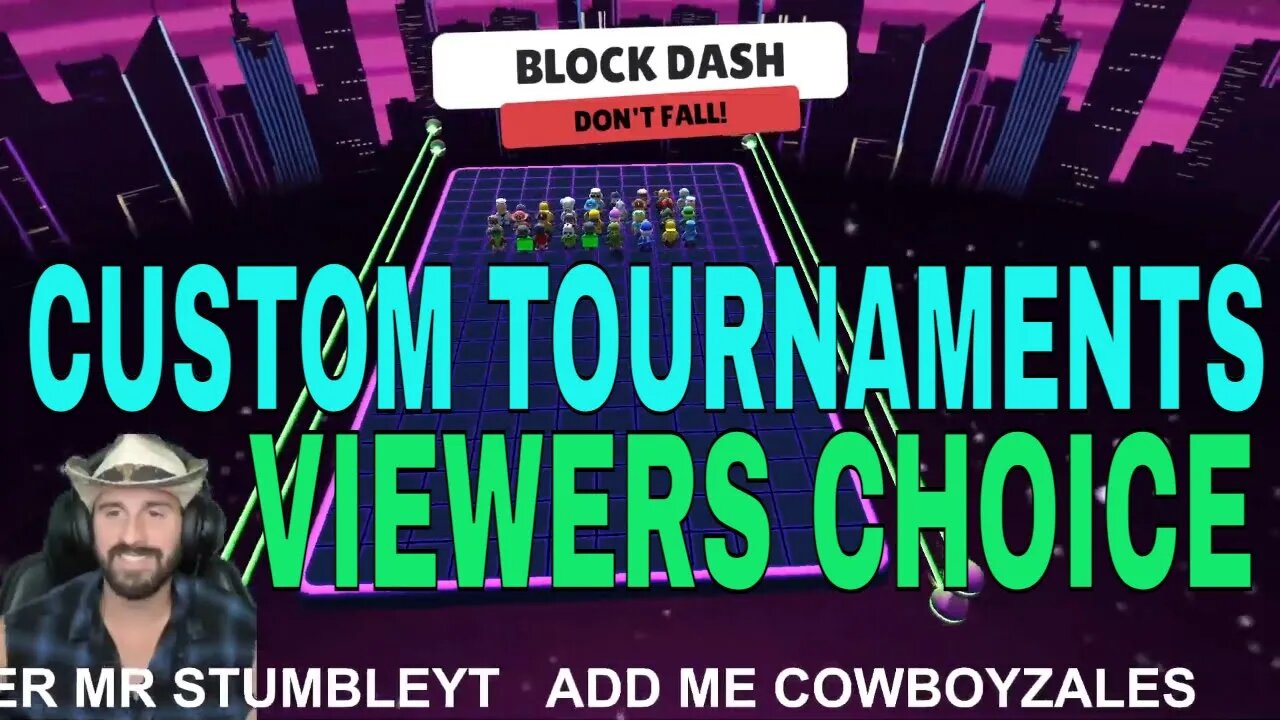 🔴 STUMBLE GUYS CUSTOM TOURNAMENTS LIVESTREAM- VIEWERS CHOICE #stumbleguyslive #unlimitedblockdash