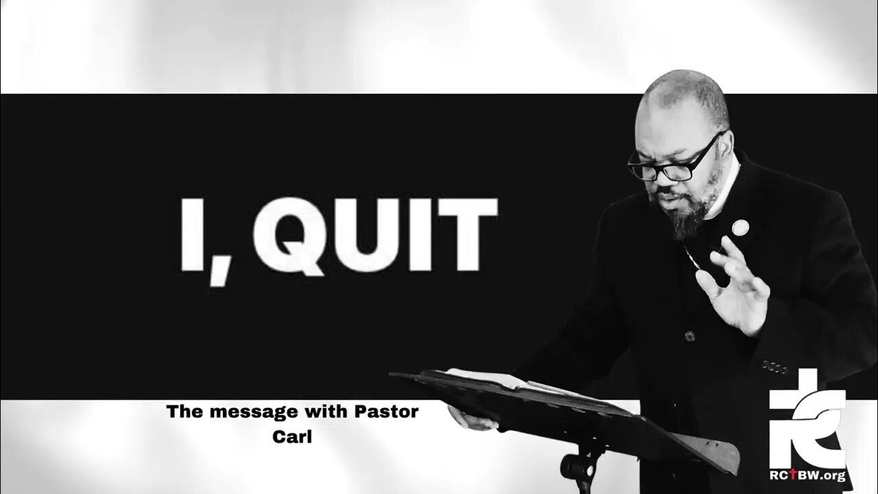 Praise, Worship & Word SundayThe message “I, QUIT” RESTORE CHURCH THE BIBLE WAY