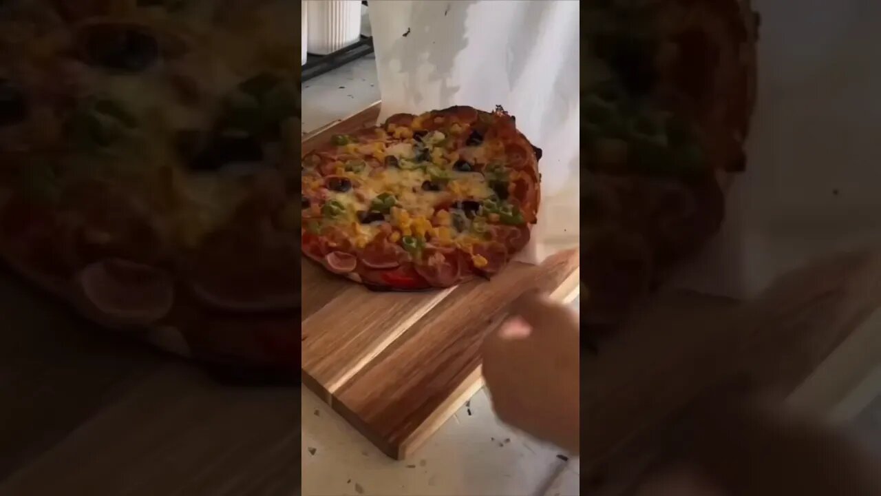 Tortilla pizza.