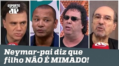 Pai de Neymar diz a Casagrande que filho NÃO É MIMADO! Quem tem razão?