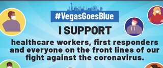 'Vegas Goes Blue' to support those on frontline of pandemic