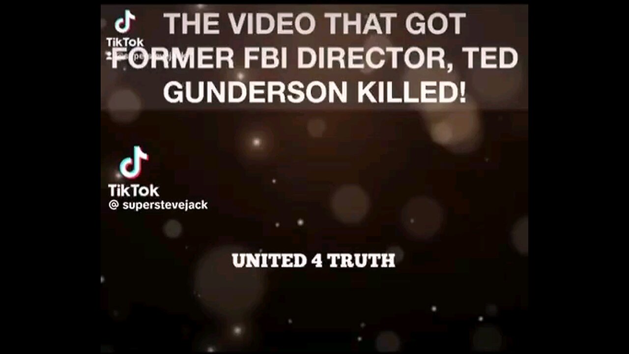 The Video That Got Former FBI Director, Ted Gunderson Killed