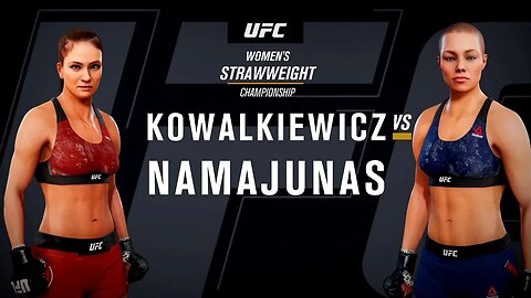 EA Sports UFC 3 Gameplay Rose Namajunas vs Karolina Kowalkiewicz